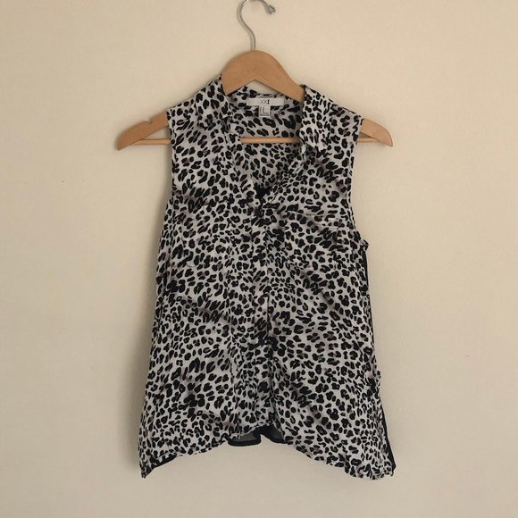 Forever 21 Tops - Forever 21 | Leopard Print Sleeveless Blouse
